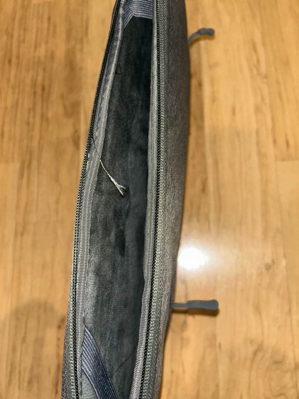 Gray Laptop Sleeve with Front Pocket - Unbranded